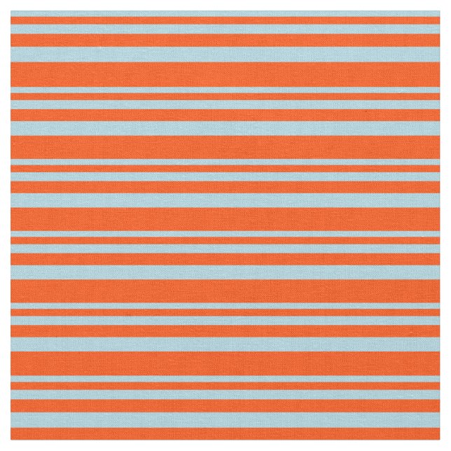 Tecido Linhas Azul Claro e Vermelho (Detalhe)