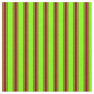 Tecido Linhas Chartreuse e Maroon