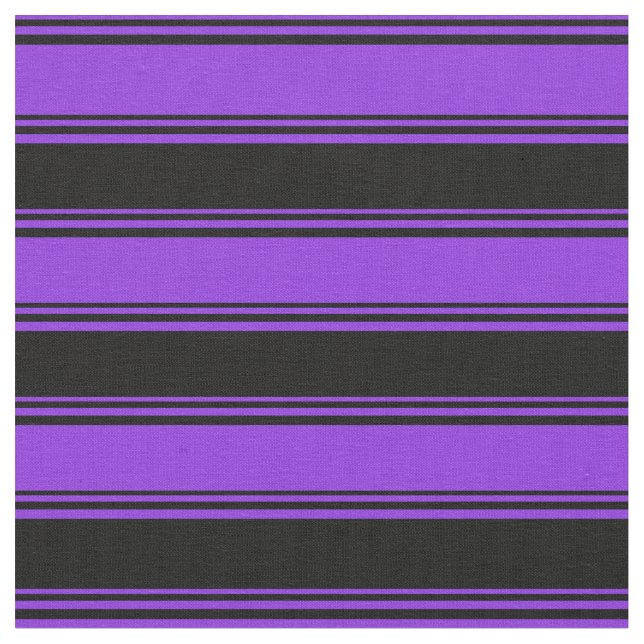 Tecido Linhas Coloridas Roxo e Preto (Detalhe)