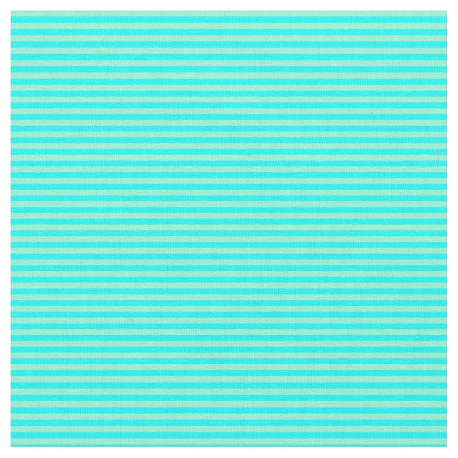 Tecido Linhas Cyan & Aquamarine (Detalhe)
