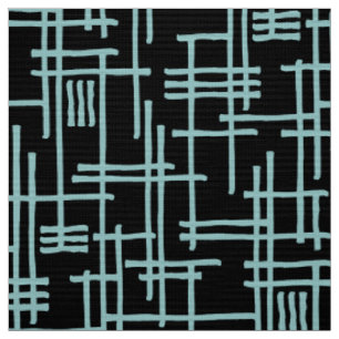 Tecido Linhas de abstrato 120923 - Verde azul claro em pr