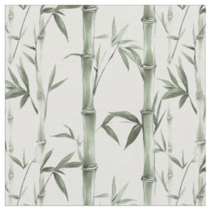 Tecido Linhas de Bambu Verde
