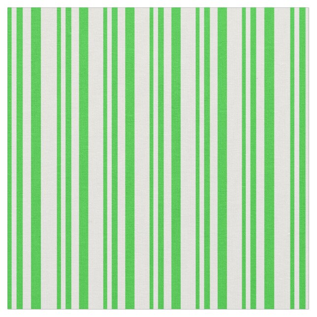 Tecido Linhas de Creme de verde limão e Mint (Detalhe)