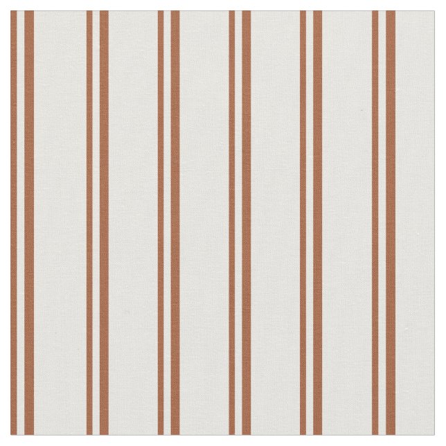 Tecido Linhas de Creme Sienna e Mint (Detalhe)