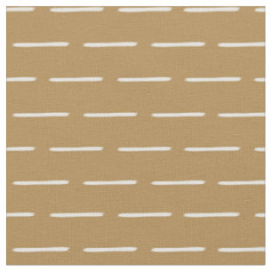 Tecido Linhas de Marfim Minimalistas em Laranja Cinza Esc
