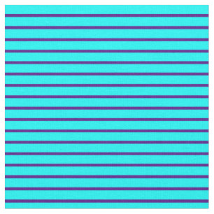 Tecido Linhas Indigo e Aqua