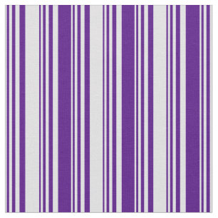 Tecido Linhas lavanda e Indigo