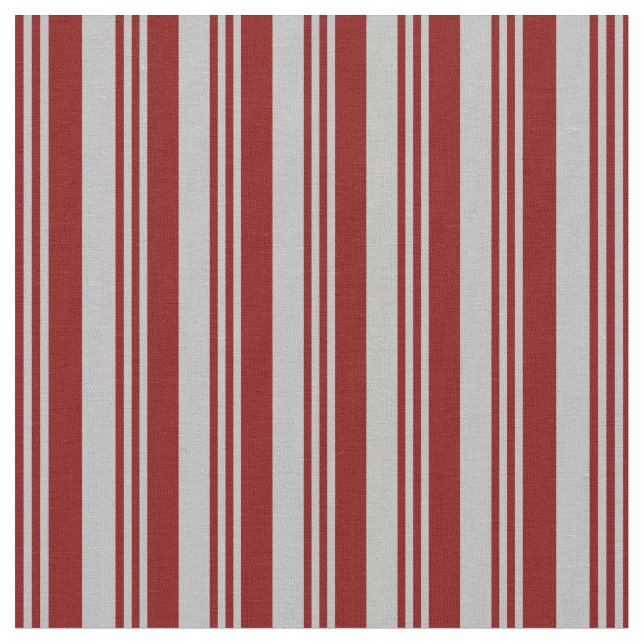 Tecido Linhas Maroon e Cinza (Detalhe)