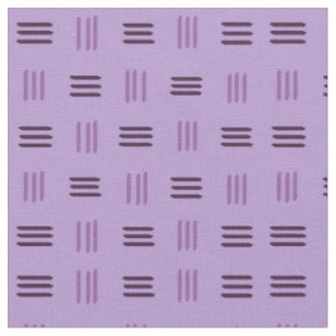 Tecido Linhas Padrão Modernas do meio século (Mauve)