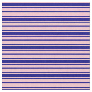 Tecido Linhas Rosa e Azul
