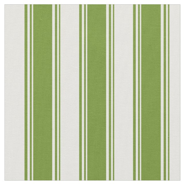 Tecido Linhas Verde e Branco Coloridas (Detalhe)
