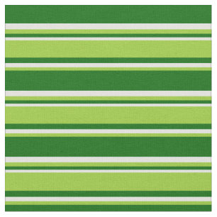 Tecido Linhas Verde Escuras, Verdes e Clínicas Claras