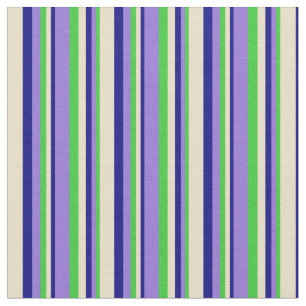 Tecido Linhas verde limão, Roxo, Azul e Cores de Tom