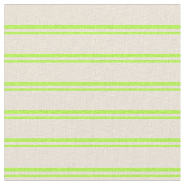 Tecido Linhas verdes e biscadas claras (Detalhe)