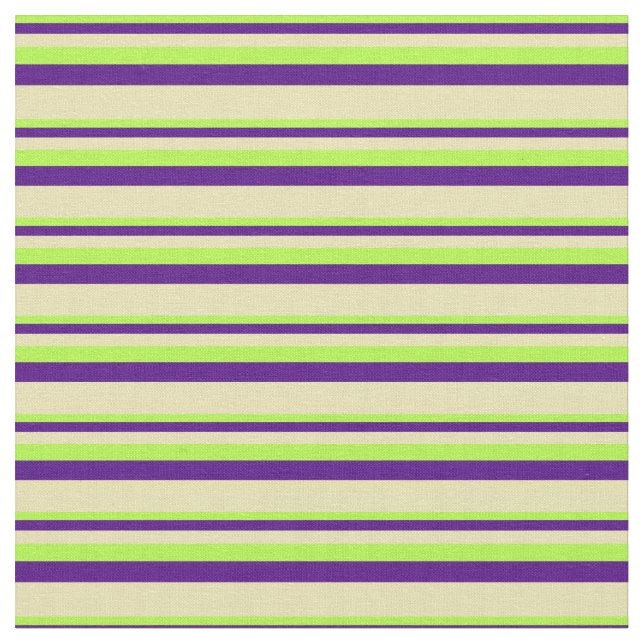 Tecido Linhas Verdes, Indigo E Cores De Toneladas (Detalhe)