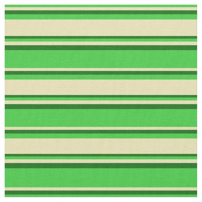 Tecido Linhas verdes limões, Tan e Verde Escuro Coloridas (Detalhe)