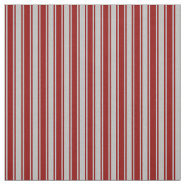 Tecido Linhas Vermelhas e Cinzas Escuras