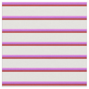 Tecido Linhas Violet, Orchid, Red e Mint Cream