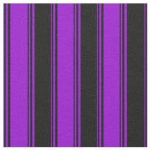 Tecido Linhas Violetas Escuras e Pretas Coloridas