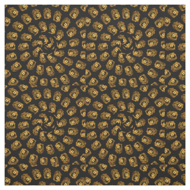 Tecido Lion Abstrato Art (Modelo)