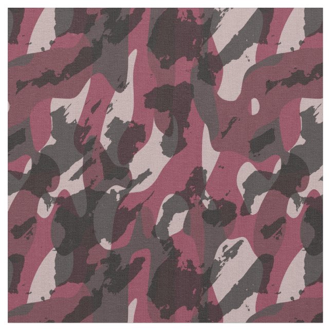 Tecido Lipstick and Dark Mauve camo abstract (Detalhe)