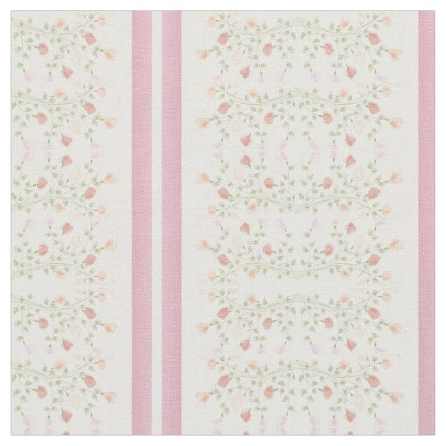 Tecido Listra Floral Decorativa (Detalhe)