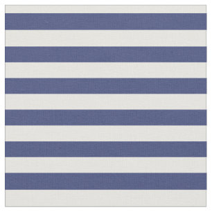 Tecido listrado azul e branco