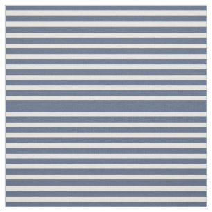 Tecido listrado do azul marinho e o branco