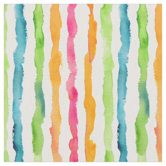 Tecido Listras abstratas da aguarela (Detalhe)