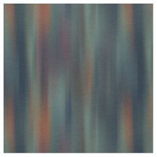 Tecido listras abstratas em azul-verde e vermelho