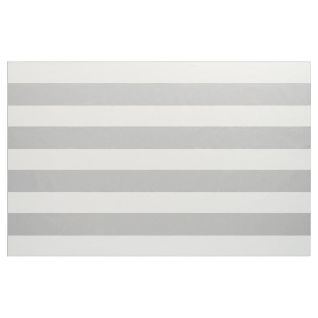 Tecido Listras brancas largas em Cinzas de cinza (Fat Quarter)