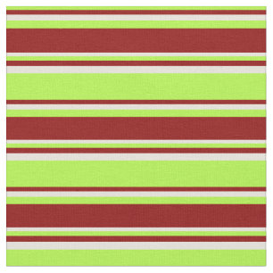 Tecido Listras claras, vermelhas escuras e coloridas bege