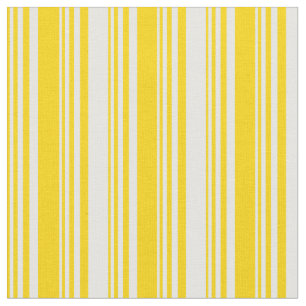 Tecido Listras Coloridas de Creme Amarelo e Minúscula
