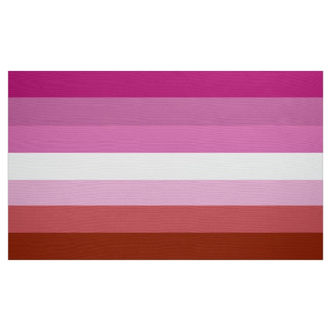 Tecido Listras da Bandeira do Orgulho Lésbico (Jarda)