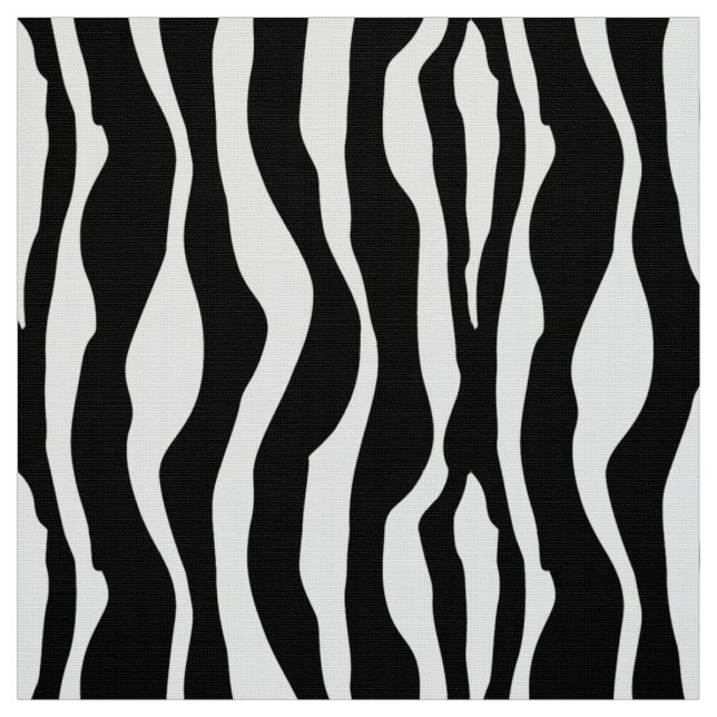 Tecido Listras da zebra - preto e branco (Modelo)