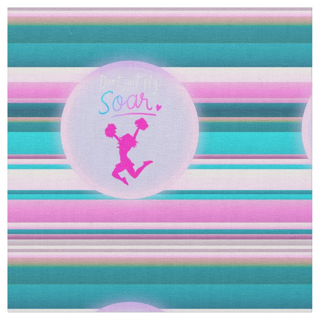 Tecido Listras de animação "Não voe, Soar" Stripes (Detalhe)