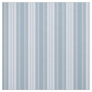 Tecido Listras de Chevron Azul Pastel e Cinza