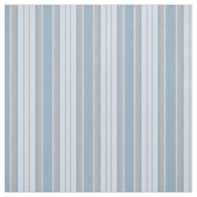 Tecido Listras de Chevron Azul Pastel e Cinza (Modelo)