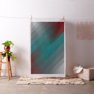 Tecido listras de cinza de Borgundy teal