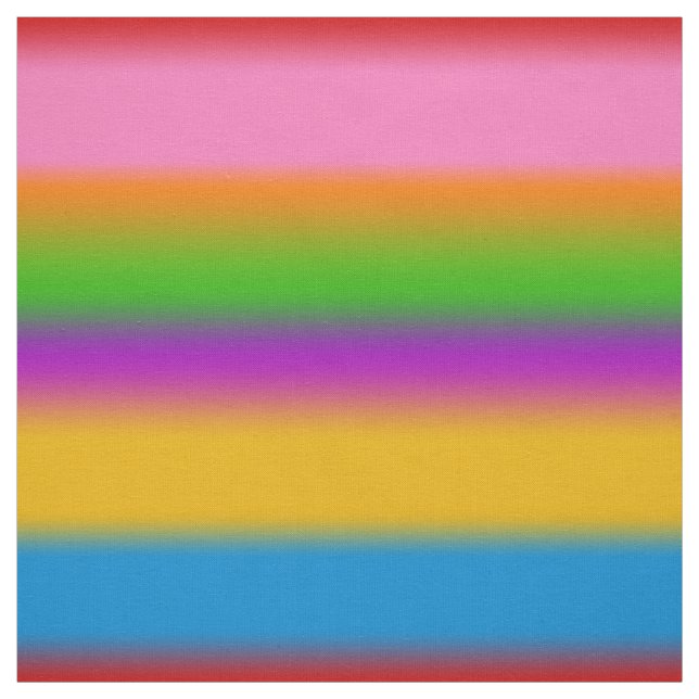 Tecido Listras de Gradiente de Arco-íris Multicor Vibrant (Modelo)