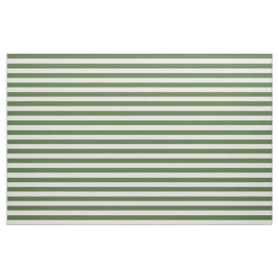Tecido Listras de Musgo Verde e Marfim de 1 Polegada