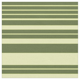 Tecido Listras de Verde Oliva e Amarelo Lima