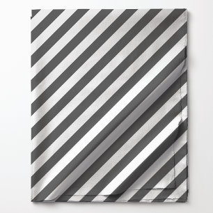 Tecido Listras Diagonais Cinza Padrão