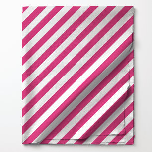 Tecido Listras Diagonais Rosa Quente Padrão