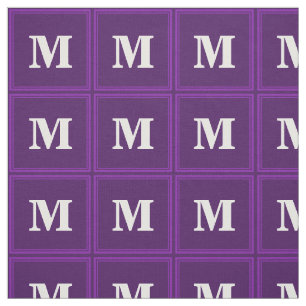 Tecido Listras do roxo do monograma