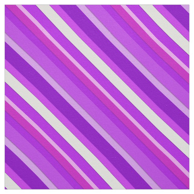 Tecido Listras doces em camadas - roxo e orquídea (Modelo)