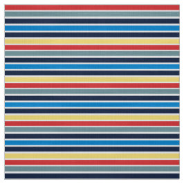 Tecido Listras horizontais multicoloridas brilhantes.