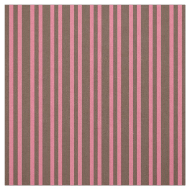 Tecido Listras Marrons Rosa Padrão Sem Costura (Modelo)