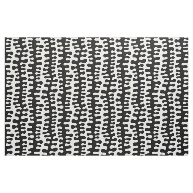 Tecido Listras Orgânicas - Preto (Fat Quarter)
