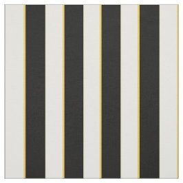 Tecido Listras pretas, brancas e Dourados elegantes